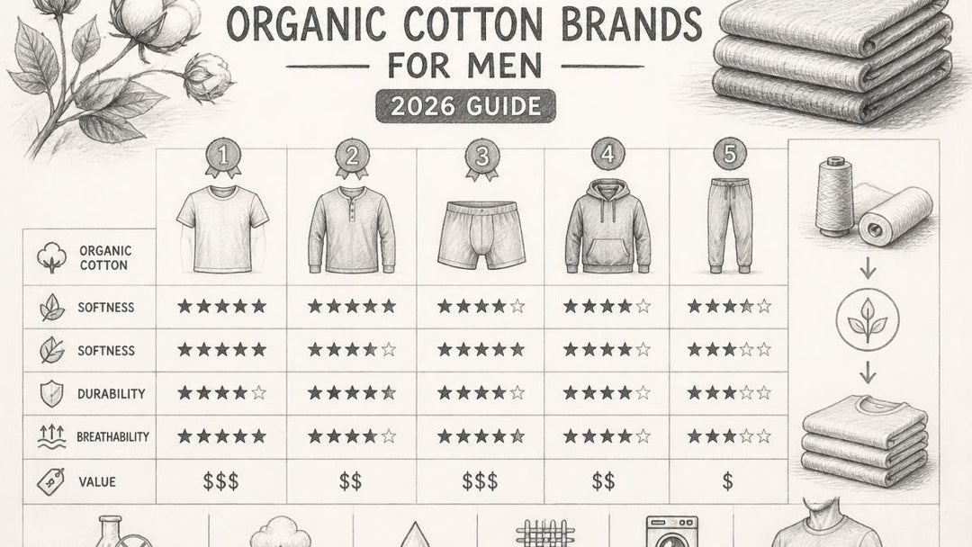 5 Best Organic Cotton Brands for Men: 2026 Guide