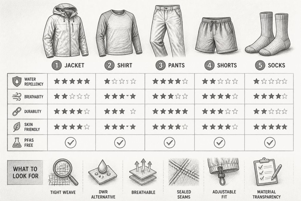 PFAS-Free Clothing for Men: What to Look For in 2026