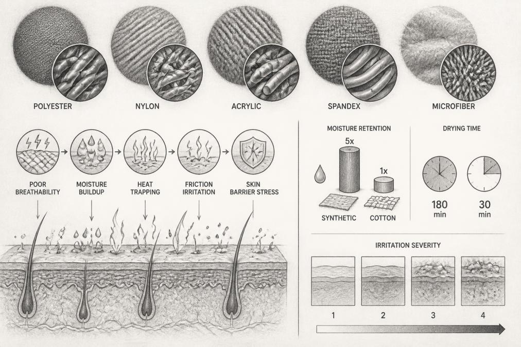 Why Synthetic Fabrics Cause Skin Irritation: 2026 Guide